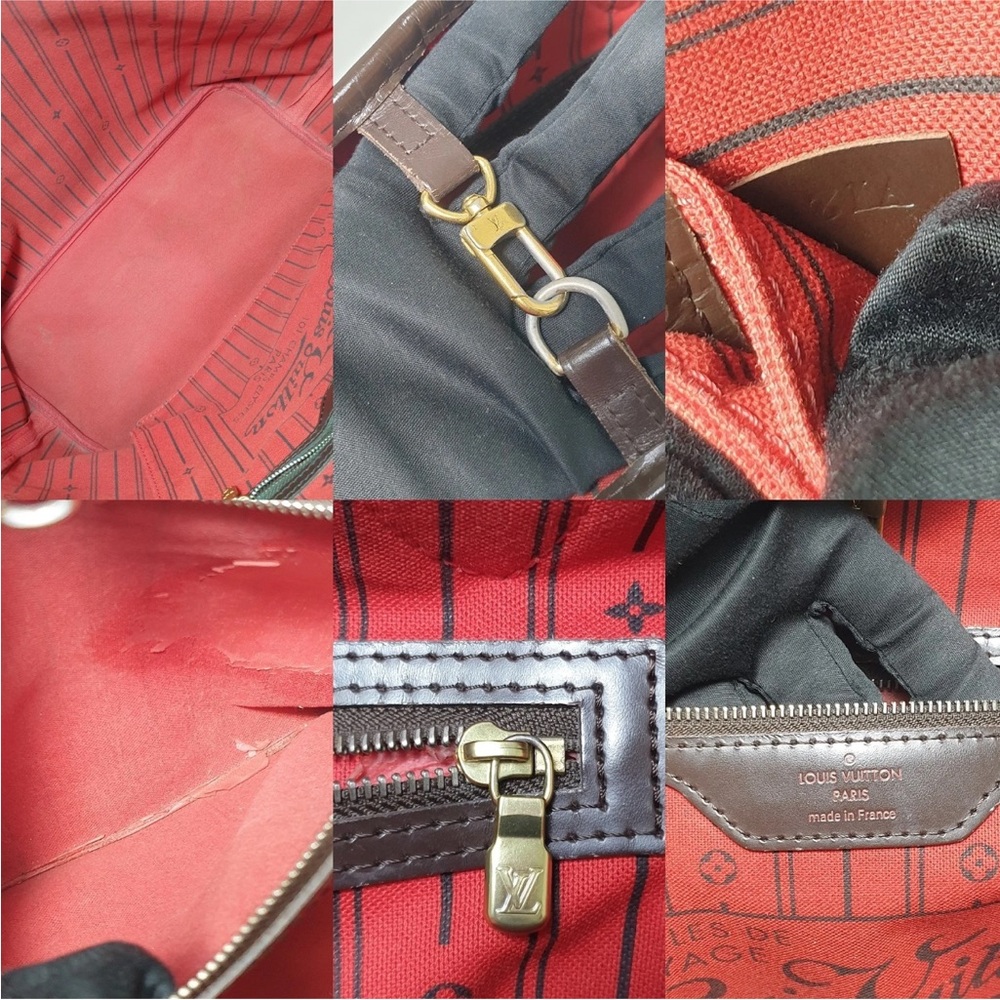 ✅AUTH✅LOUIS VUITTON NEVERFULL EBENE MM - Picture 10 of 14